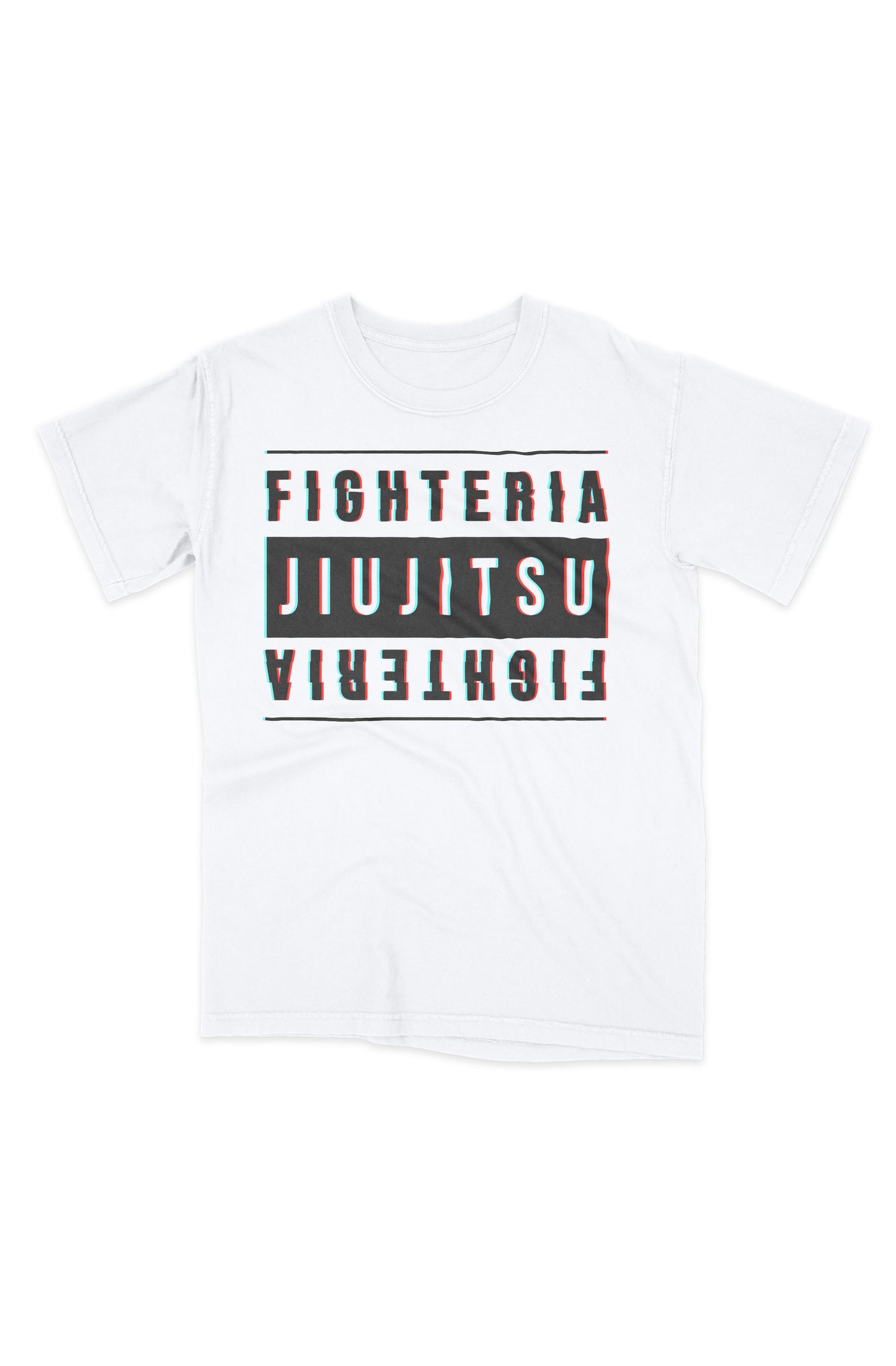 Fighteria Jiu-Jitsu Anaglyph Tee