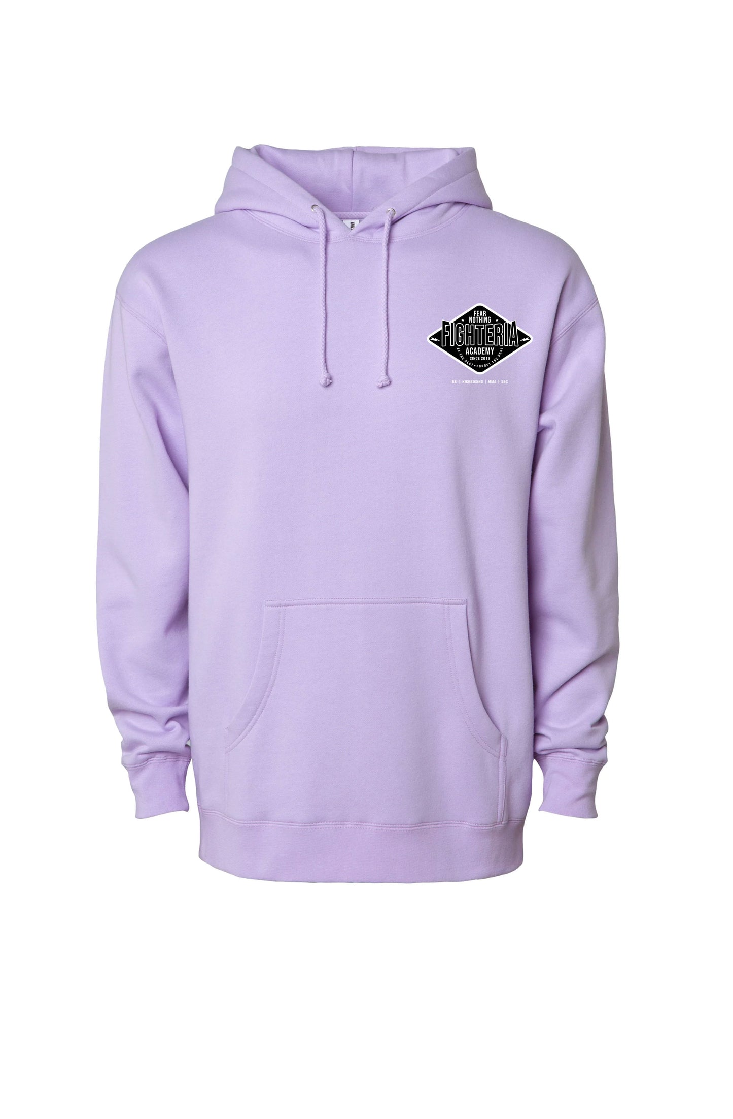 Fighteria Badge Heavyweight Hoodie Lavender