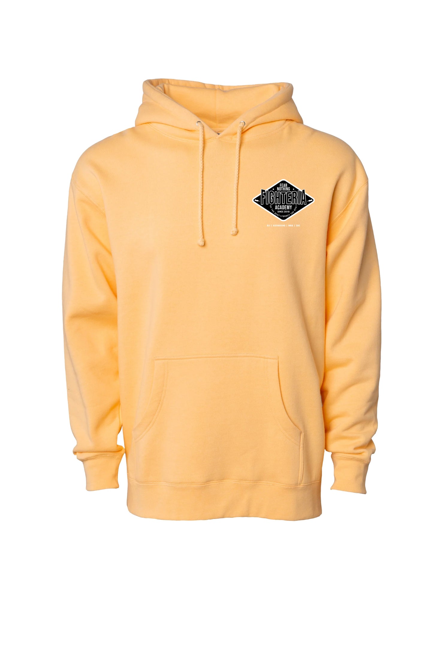 Fighteria Badge Heavyweight Hoodie Peach