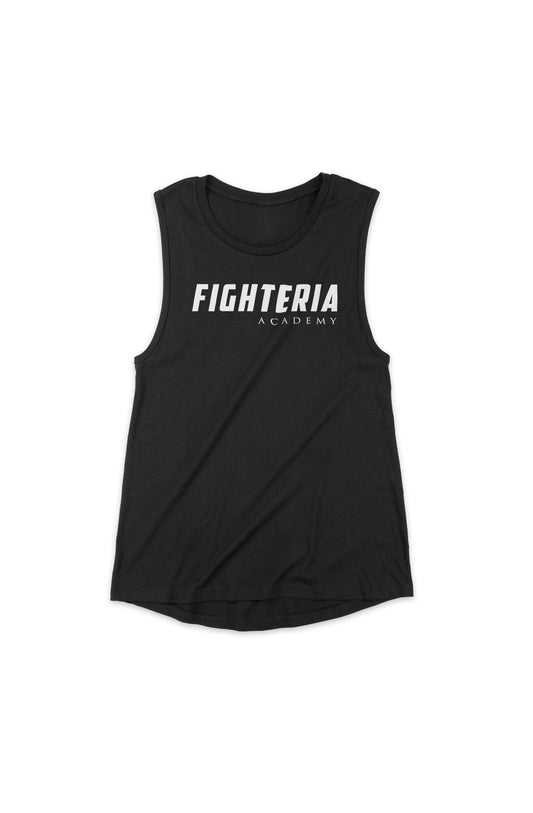 Women's Fighteria Muscle Tank Carbon